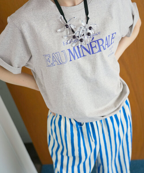 SLOBE IENA（スローブイエナ）の「PUR JUS ロゴプリントTEE（T