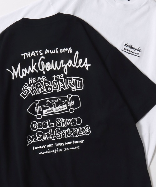 Mark Gonzales(マーク・ゴンザレス)の「2026SS新柄追加 MARK GONZALES ARTWORK COLLECTION/マークゴンザレス 別注 ワンポイント刺繍 バックプリント オーバーサイズ 半袖Tシャツ レディース メンズ(Tシャツ/カットソー・メンズ・ホワイト/ホワイト系その他/ブラック系その他/ホワイト系その他2/ブラック/ブラック系その他2/ブラック系その他3/ブラック系その他4/ブラック系その他5/ホワイト系その他3/ホワイト系その他5/ホワイト系その他4/ブラック系その他6/ホワイト系その他6/ホワイト系その他7/ホワイト系/ブラック系その他7/ブラック系・M/L/XL)」の18枚目の写真