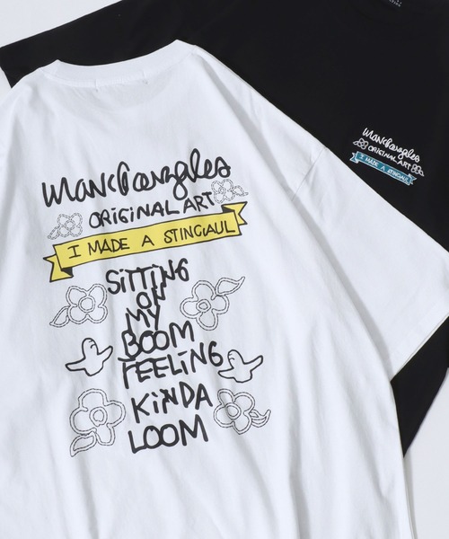 Mark Gonzales(マーク・ゴンザレス)の「2026SS新柄追加 MARK GONZALES ARTWORK COLLECTION/マークゴンザレス 別注 ワンポイント刺繍 バックプリント オーバーサイズ 半袖Tシャツ レディース メンズ(Tシャツ/カットソー・メンズ・ホワイト/ホワイト系その他/ブラック系その他/ホワイト系その他2/ブラック/ブラック系その他2/ブラック系その他3/ブラック系その他4/ブラック系その他5/ホワイト系その他3/ホワイト系その他5/ホワイト系その他4/ブラック系その他6/ホワイト系その他6/ホワイト系その他7/ホワイト系/ブラック系その他7/ブラック系・M/L/XL)」の3枚目の写真