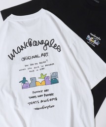 Mark Gonzales(}[NESUX)2025SSV MARK GONZALES ARTWORK COLLECTION/}[NSUX ʒ |CghJ obNvg I[o[TCY TVc fB[X Y(TVc/Jbg\[)