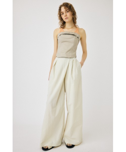 MOUSSY（マウジー）の「BARE ビスチェ（ベスト・レディース・アイボリー/ブラック/ライトカーキ・1/2）」の12枚目の写真