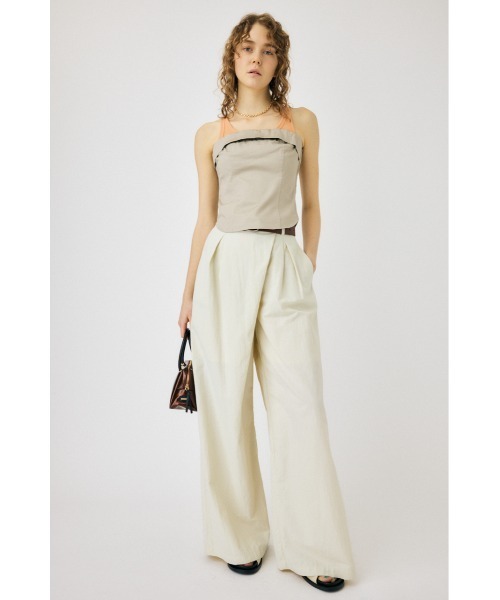 MOUSSY（マウジー）の「BARE ビスチェ（ベスト・レディース・アイボリー/ブラック/ライトカーキ・1/2）」の13枚目の写真