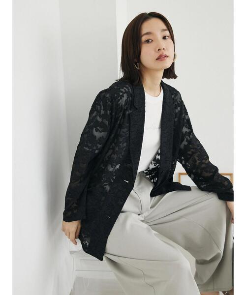 Sugar spoon(シュガースプーン)の「・SUGAR SPOON シアージャカードジャケット(その他アウター・レディース・ブラウン/アイボリー/ブラック・FREE)」の19枚目の写真