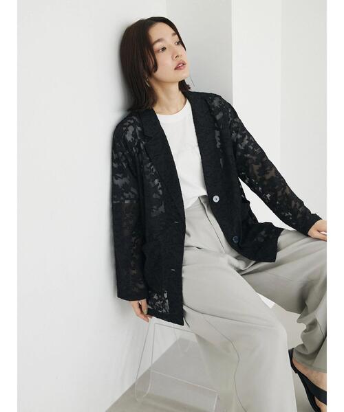 Sugar spoon(シュガースプーン)の「・SUGAR SPOON シアージャカードジャケット(その他アウター・レディース・ブラウン/アイボリー/ブラック・FREE)」の20枚目の写真