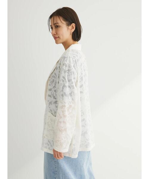 Sugar spoon(シュガースプーン)の「・SUGAR SPOON シアージャカードジャケット(その他アウター・レディース・ブラウン/アイボリー/ブラック・FREE)」の11枚目の写真