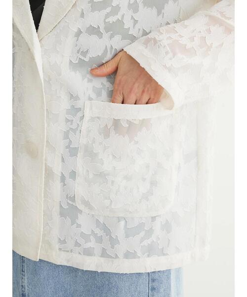 Sugar spoon(シュガースプーン)の「・SUGAR SPOON シアージャカードジャケット(その他アウター・レディース・ブラウン/アイボリー/ブラック・FREE)」の13枚目の写真