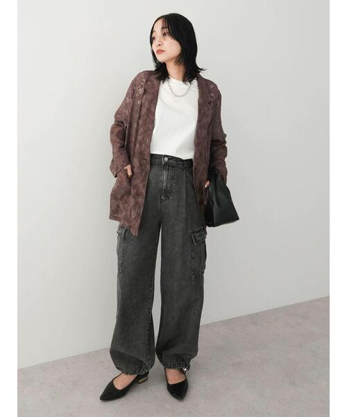 Sugar spoon(シュガースプーン)の「・SUGAR SPOON シアージャカードジャケット(その他アウター・レディース・ブラウン/アイボリー/ブラック・FREE)」の22枚目の写真