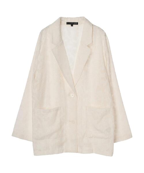 Sugar spoon(シュガースプーン)の「・SUGAR SPOON シアージャカードジャケット(その他アウター・レディース・ブラウン/アイボリー/ブラック・FREE)」の5枚目の写真