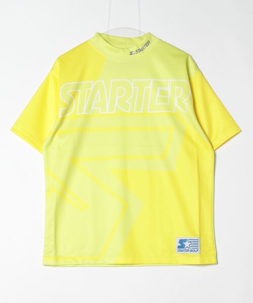 STARTER BLUE LABEL(スターターブルーレーベル)の「【STARTER GOLF】スターターゴルフ FIELDSENSOR(R)吸水速乾 STARTERビックロゴ モックネック半袖カットソー SG-123001(Tシャツ/カットソー・メンズ・レッド/イエロー/サックスブルー/ブラック・XL/L/M/XS/S)」の13枚目の写真