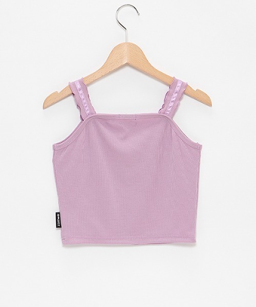 by LOVEiT（バイラビット）の「ラブリボンキャミ（キャミソール・キッズ・ラベンダー/ブラック/オフホワイト・160cm/140cm/150cm/130cm/120cm）」の5枚目の写真