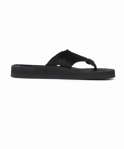 THE SANDALMAN（サンダルマン）の「【THE SANDALMAN/サンダルマン】501 HAIRCOW：サンダル（サンダル・レディース・ブラック系その他・5/6/7）」の2枚目の写真