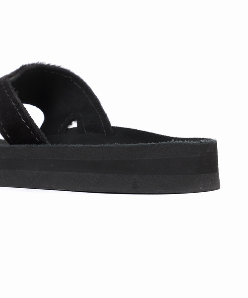 THE SANDALMAN（サンダルマン）の「【THE SANDALMAN/サンダルマン】501 HAIRCOW：サンダル（サンダル・レディース・ブラック系その他・5/6/7）」の4枚目の写真