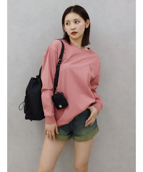 EVRIS（エヴリス）の「ナイロンショルダーBAG（ショルダーバッグ・レディース・ホワイト/ブラック・FREE）」の6枚目の写真