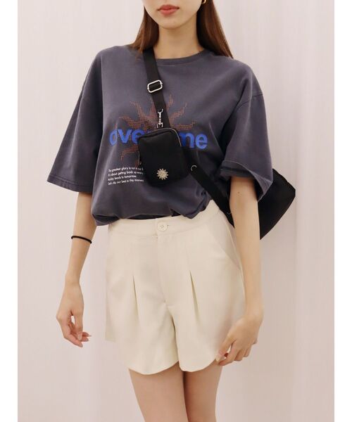 EVRIS（エヴリス）の「ナイロンショルダーBAG（ショルダーバッグ・レディース・ホワイト/ブラック・FREE）」の11枚目の写真