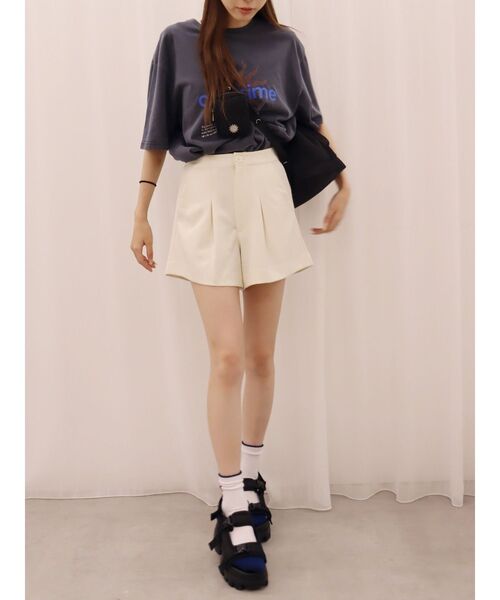 EVRIS（エヴリス）の「ナイロンショルダーBAG（ショルダーバッグ・レディース・ホワイト/ブラック・FREE）」の13枚目の写真