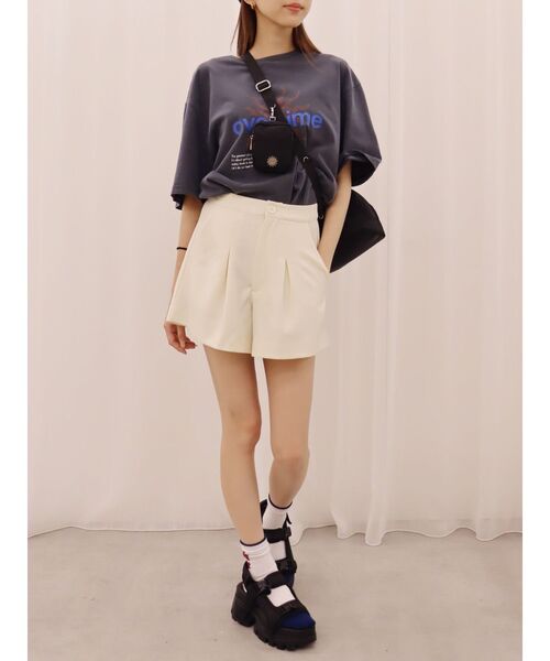 EVRIS（エヴリス）の「ナイロンショルダーBAG（ショルダーバッグ・レディース・ホワイト/ブラック・FREE）」の14枚目の写真