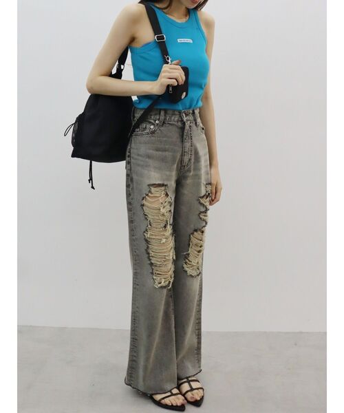 EVRIS（エヴリス）の「ナイロンショルダーBAG（ショルダーバッグ・レディース・ホワイト/ブラック・FREE）」の16枚目の写真