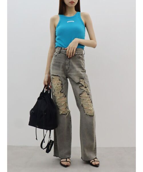 EVRIS（エヴリス）の「ナイロンショルダーBAG（ショルダーバッグ・レディース・ホワイト/ブラック・FREE）」の17枚目の写真