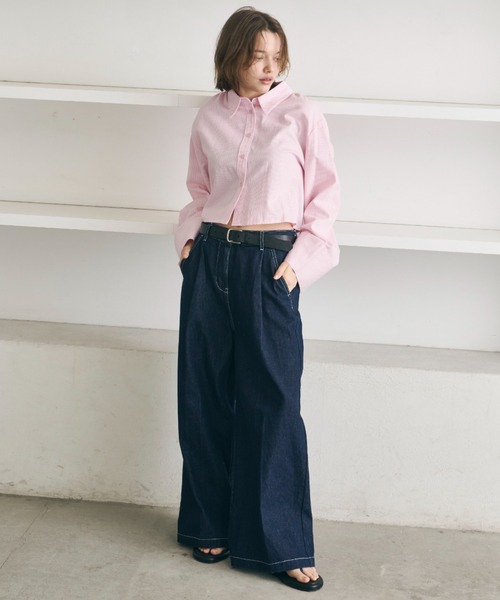 PERNA ジーンズ デニム デニムパンツ デニムワイドパンツ