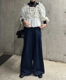 PERNA｜ペルナのデニムパンツ（ワイド・ルーズ）通販 - ZOZOTOWN