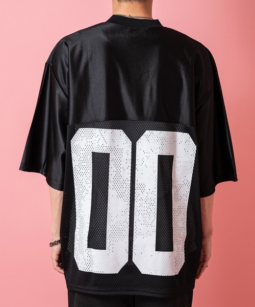 ナンバリング フットボールシャツ ankoROCK tシャツ a.p.o.v. -ankoROCK's select- コンビメッシュ