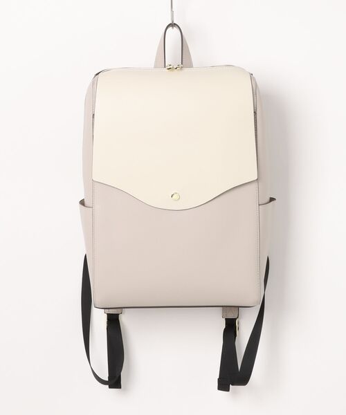 SALON de RUBAN(サロンドルヴァン)の「【SALON de RUBAN / サロン ド ルヴァン】 × かるいかばん リュック SAC'S BAR別注(バックパック/リュック・レディース・ライトグレー/ブラック/アイボリー/グレイッシュベージュ/グレー系その他/ベージュ系その他・FREE)」の4枚目の写真