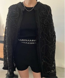 Ameri | MEDI LOGO KNIT SET UP PANTS(タンクトップ)