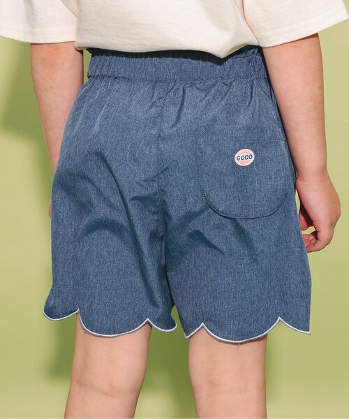 BREEZE（ブリーズ）の「【撥水加工】水陸両用スカラップパンツ（その他パンツ・キッズ・ベージュ/ピンク/ブルー・120/130/140/80/90/100/110）」の2枚目の写真