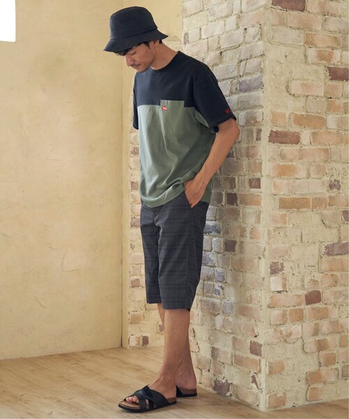 ikka(イッカ)の「6.5分丈チェックドビーハーフパンツ(その他パンツ・メンズ・ネイビー/グレー・XL/L/M/S)」の6枚目の写真
