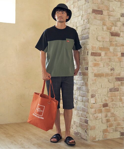 ikka(イッカ)の「6.5分丈チェックドビーハーフパンツ(その他パンツ・メンズ・ネイビー/グレー・XL/L/M/S)」の7枚目の写真