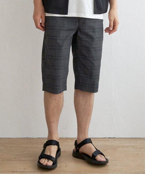 ikka(イッカ)の「6.5分丈チェックドビーハーフパンツ(その他パンツ・メンズ・ネイビー/グレー・XL/L/M/S)」の15枚目の写真