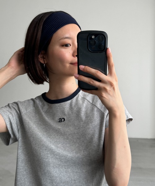 CANAL JEAN(キャナルジーン)の「El mar ワイドリブヘアバンド(ヘアバンド・レディース・ホワイト/ライトグレー/ブラック/ネイビー・ONE SIZE)」の9枚目の写真