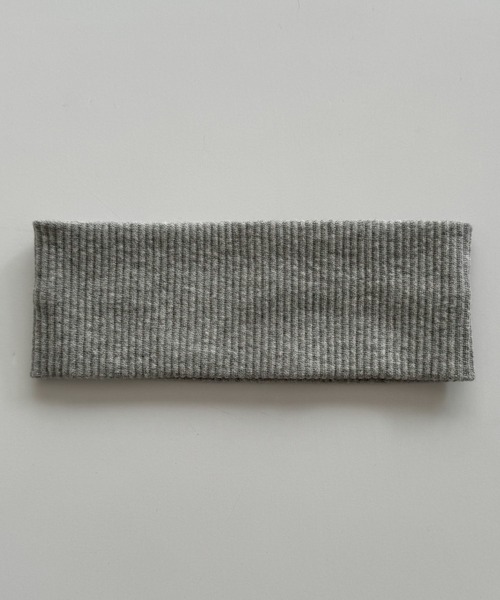 CANAL JEAN(キャナルジーン)の「El mar ワイドリブヘアバンド(ヘアバンド・レディース・ホワイト/ライトグレー/ブラック/ネイビー・ONE SIZE)」の13枚目の写真