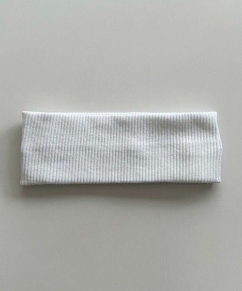 CANAL JEAN(キャナルジーン)の「El mar ワイドリブヘアバンド(ヘアバンド・レディース・ホワイト/ライトグレー/ブラック/ネイビー・ONE SIZE)」の10枚目の写真
