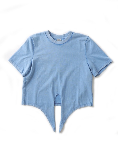 BAUM UND PFERDGARTEN(バウムウンドヘルガーデン)の「BAUM UND PFERDGARTEN / JOLENA(フロントデザインコットントップス)(Tシャツ/カットソー・レディース・ピンク/ブルー・34)」の2枚目の写真