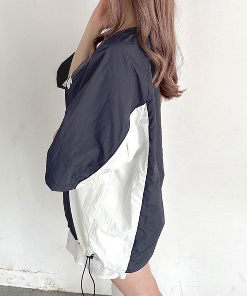 OLIVE des OLIVE（オリーブデオリーブ）の「ゲームシャツ　1041060810（Tシャツ/カットソー・レディース・ネイビー/オフホワイト/ピンク・FREE）」の16枚目の写真