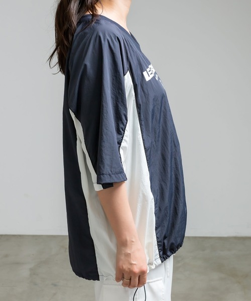 OLIVE des OLIVE（オリーブデオリーブ）の「ゲームシャツ　1041060810（Tシャツ/カットソー・レディース・ネイビー/オフホワイト/ピンク・FREE）」の22枚目の写真