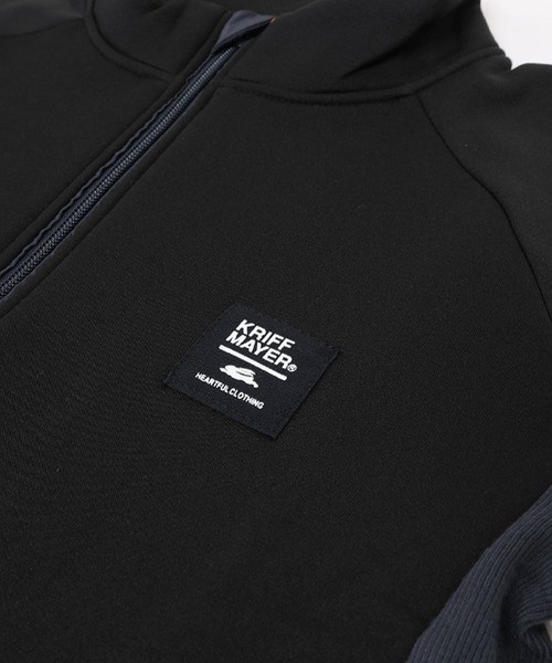 KRIFF MAYER Kid's Collection（クリフメイヤーキッズコレクション）の「【撥水・防汚・超軽量】もっちり裏フリースジャケット（ブルゾン・キッズ・ブラック/グレー/レッド/ライトブラウン・120/130/140/150/160/170）」の16枚目の写真