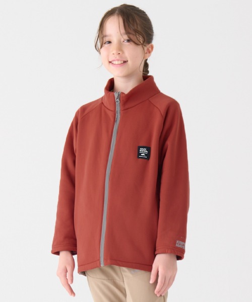 KRIFF MAYER Kid's Collection（クリフメイヤーキッズコレクション）の「【撥水・防汚・超軽量】もっちり裏フリースジャケット（ブルゾン・キッズ・ブラック/グレー/レッド/ライトブラウン・120/130/140/150/160/170）」の8枚目の写真