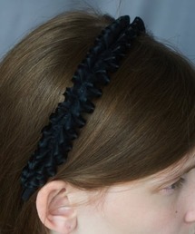 TOGA PULLA/トーガプルラ】Leather headband ribbon/レザーヘッド