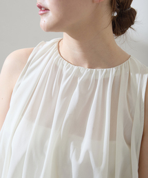 IENA | シアー バルーントップス(シャツ/ブラウス)