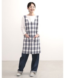 COCO WALK（ココウォーク）の「ﾏﾄﾞﾗｽﾁｪｯｸﾊﾞｯｸｸﾛｽｴﾌﾟﾛﾝ（エプロン）」