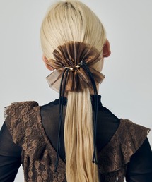 GOLDY | 【GOLDY】別注カラー＆新色追加！ドローストリング シアー シュシュ / 6240503/6250751 パーティー/結婚式/オケージョン/謝恩会/成人式/同窓会/お呼ばれ(シュシュ)