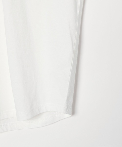 BAYFLOW（ベイフロー）の「[オーバーサイズ]ピグメントロゴロンＴ（Tシャツ/カットソー・レディース・ピンク/チャコール/グリーン/ブラウン/カーキ/オフホワイト・SMALL/MEDIUM）」の11枚目の写真