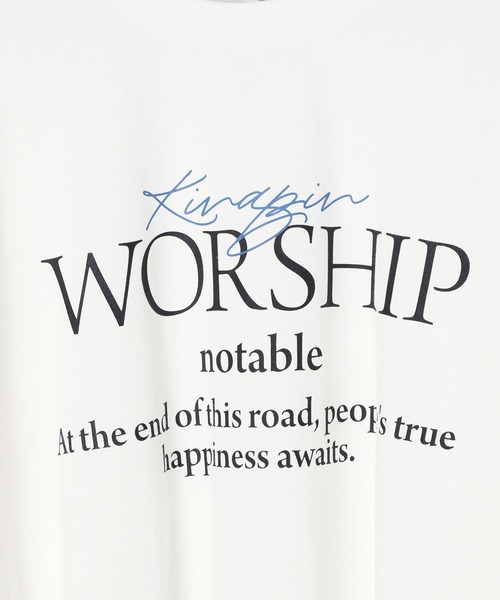 BAYFLOW（ベイフロー）の「[オーバーサイズ]ピグメントロゴロンＴ（Tシャツ/カットソー・レディース・ピンク/チャコール/グリーン/ブラウン/カーキ/オフホワイト・SMALL/MEDIUM）」の13枚目の写真