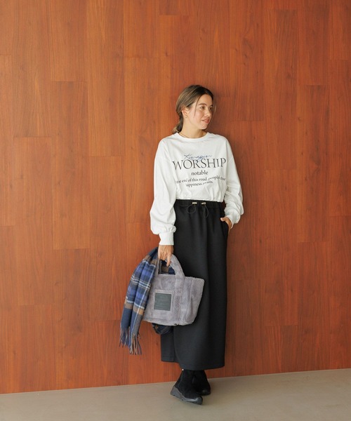 【D-22】オーダー内容確認ページ セール】[オーバーサイズ]ピグメントロゴロンT（Tシャツ/カットソー