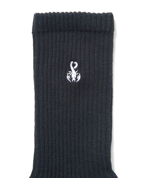 SOPHNET.（ソフネット）の「RIBBED DAILY SOCKS（ソックス/靴下・メンズ・グレー/ブラック/ホワイト・LARGE/MEDIUM）」の9枚目の写真