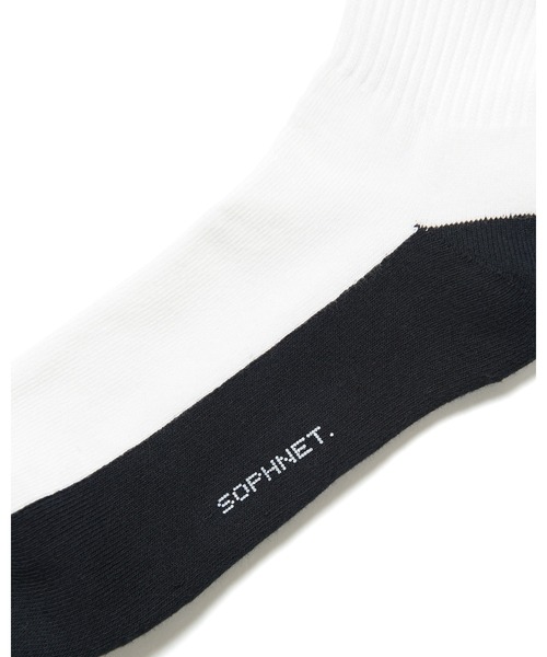SOPHNET.（ソフネット）の「RIBBED DAILY SOCKS（ソックス/靴下・メンズ・グレー/ブラック/ホワイト・LARGE/MEDIUM）」の8枚目の写真