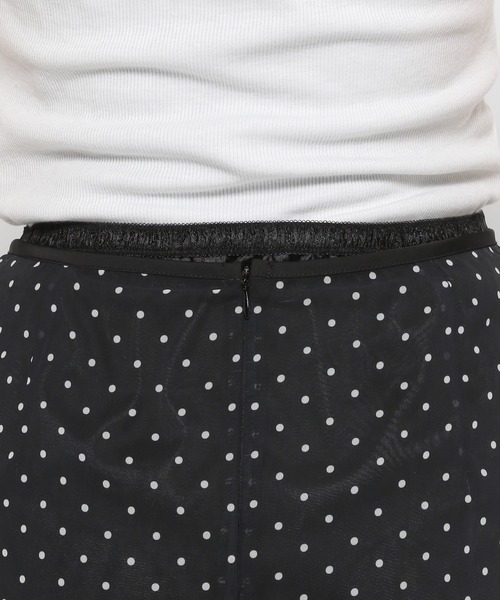 CRANK（クランク）の「CRANK／ドットレイヤードスカート（スカート・レディース・ブラック・SMALL）」の15枚目の写真
