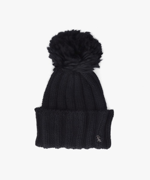 arth（アース）の「arth  Big Ponpon Watch / アース（ニットキャップ/ビーニー・レディース・イエロー/ライトパープル/ブラック・FREE）」の4枚目の写真